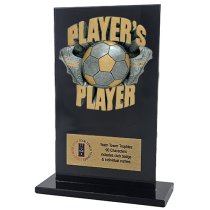 Jet Glass Euphoria Hero Players Player Football Trophy | 140mm | G25