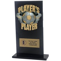 Jet Glass Euphoria Hero Players Player Football Trophy | 160mm | G25