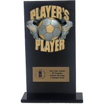 Jet Glass Euphoria Hero Players Player Football Trophy | 160mm | G25