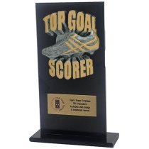 Jet Glass Euphoria Hero Top Scorer Football Trophy | 160mm | G25