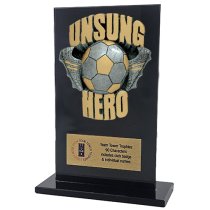 Jet Glass Euphoria Hero Unsung Hero Football Trophy | 140mm | G25