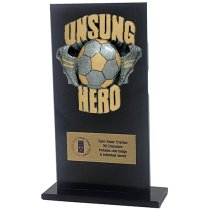 Jet Glass Euphoria Hero Unsung Hero Football Trophy | 160mm | G25