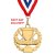 Sports Day Medal & Ribbon | Cup & Wreath | Gold | 50mm | Unengraved - AM077G.SD