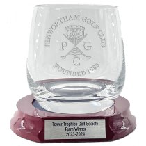 Shire County Crystal Malt Tumbler | Club Logo | Gift Carton