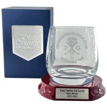 Shire County Crystal Malt Tumbler | Club Logo | Gift Carton