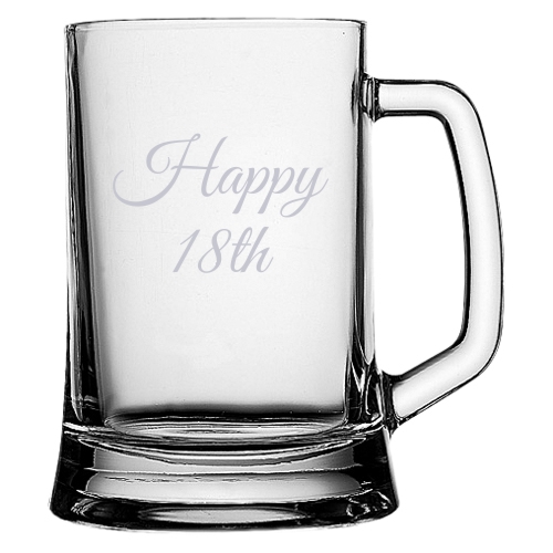 Shire County Crystal Traditional Ale Tankard | 39.5cl | Gift Carton