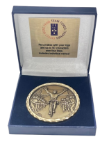 High Relief Brass Cycling Medal | 60mm | Boxed