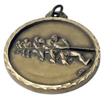 High Relief Brass Cricket Medal | 60mm | Boxed