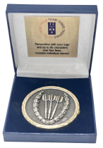 High Relief Brass Darts Medal | 60mm | Boxed