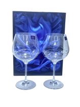 Shire County Hand Cut Crystal Copa Gin Glass | Set with Swarovski Crystals | Presentation Boxed