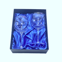 Shire County Hand Cut Crystal Copa Gin Glass | Set with Swarovski Crystals | Presentation Boxed