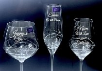 Shire County Hand Cut Crystal Copa Gin Glass | Set with Swarovski Crystals | Presentation Boxed