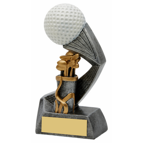 Golf Ball & Golf Bag Trophy | 130mm