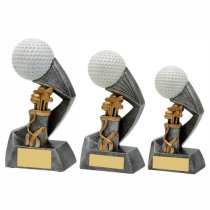 Golf Ball & Golf Bag Trophy | 130mm