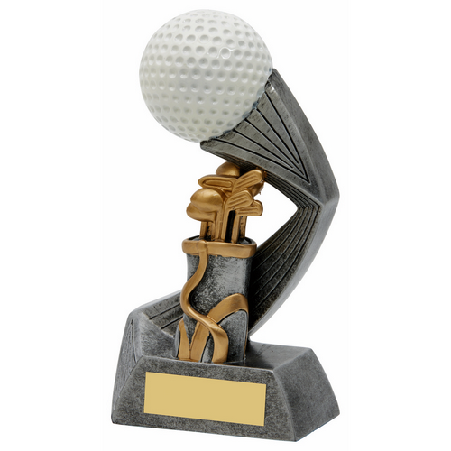 Golf Ball & Golf Bag Trophy | 155mm