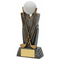 Golf Ball & Golf Clubs Trophy | 185mm