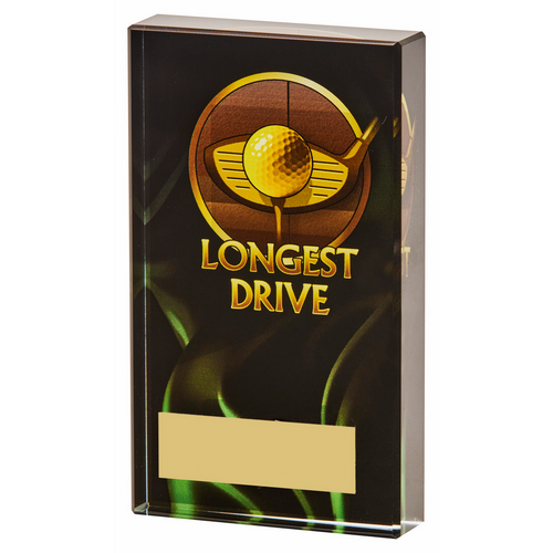 Fury "Longest Drive" Golf Glass Award | 120mm