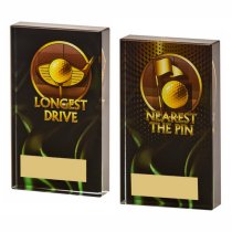 Fury "Longest Drive" Golf Glass Award | 120mm