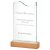 Star Crystal Award with Wood Base | 250mm - T4102