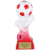 Kit Kolour Football Boot & Ball Trophy | Red & White | 150mm - NB2R