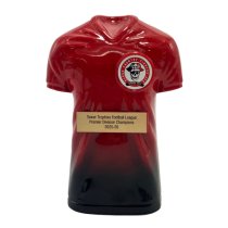 Kit Kolour Football Shirt Trophy | Red & Black | 155mm