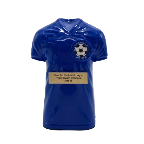 Kit Kolour Football Shirt Trophy | Blue | 155mm