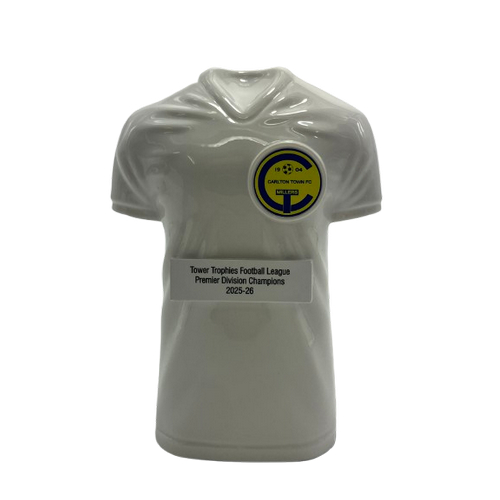 Kit Kolour Football Shirt Trophy | White | 155mm