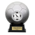 Kit Kolour Football Match Ball Trophy | Black & White | 145mm - NB1WH