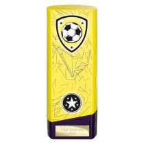 Prime Heavyweight Football Trophy | 190mm | Yellow