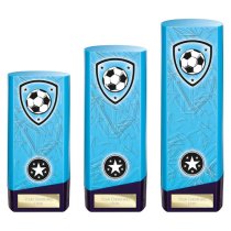 Prime Heavyweight Football Trophy | 160mm | Blue