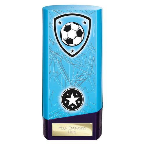 Prime Heavyweight Football Trophy | 160mm | Blue