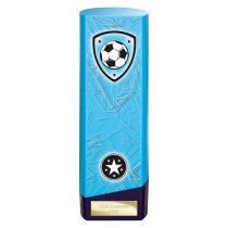 Prime Heavyweight Football Trophy | 220mm | Blue