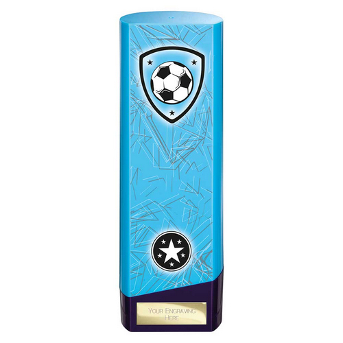 Prime Heavyweight Football Trophy | 220mm | Blue