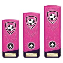 Prime Heavyweight Football Trophy | 160mm | Pink