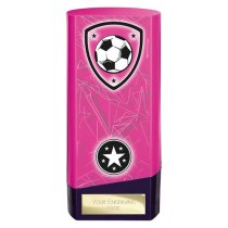 Prime Heavyweight Football Trophy | 160mm | Pink