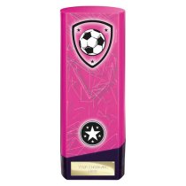 Prime Heavyweight Football Trophy | 190mm | Pink