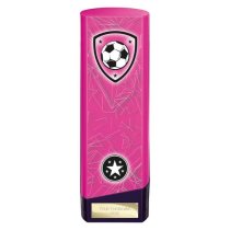 Prime Heavyweight Football Trophy | 220mm | Pink