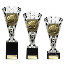 Cobra Star Football Goalkeeper Trophy | 210mm | Silver