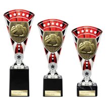 Cobra Star Football Goalkeeper Trophy | 210mm | Red