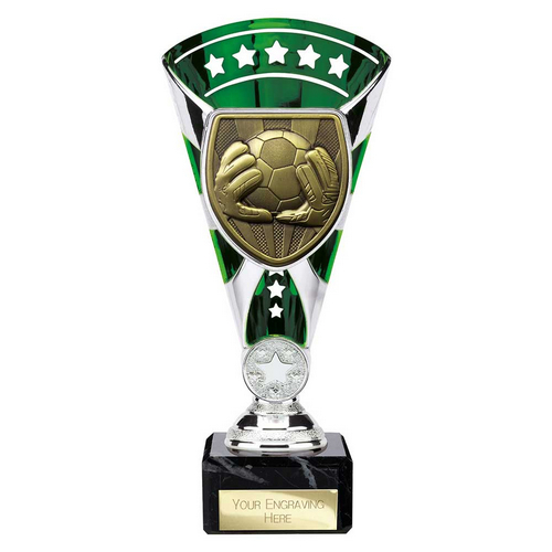 Cobra Star Football Goalkeeper Trophy | 210mm | Green