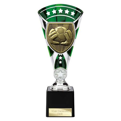 Cobra Star Football Goalkeeper Trophy | 230mm | Green