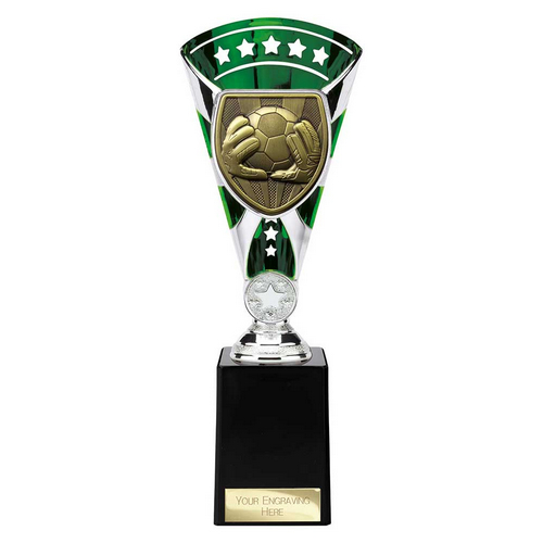 Cobra Star Football Goalkeeper Trophy | 255mm | Green