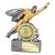 Hero Male Football Trophy | 140mm | Silver & Gold - RM25052A