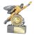 Hero Male Goalkeeper Trophy | 140mm | Silver & Gold - RM25050A