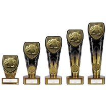 Fusion Cobra Goalkeeper Trophy Plaque | 110mm | Black & Gold