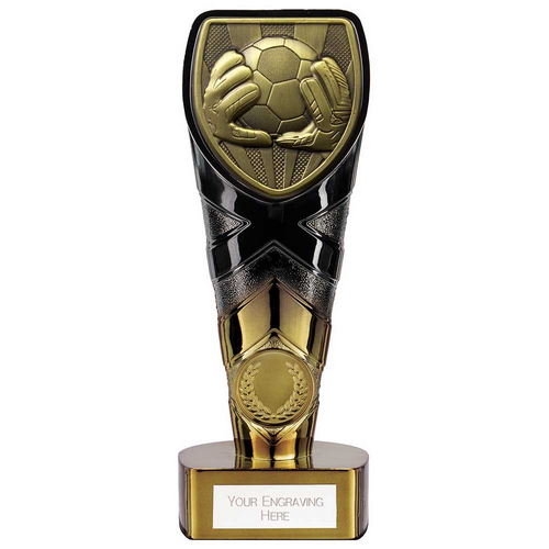 Fusion Cobra Goalkeeper Trophy | 175mm | Black & Gold