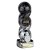 Hat-trick Strike Football Trophy | Players Player | 190mm | Black & Silver - PM25367B