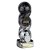 Hat-trick Strike Football Trophy | Parents Player | 190mm | Black & Silver - PM25368B