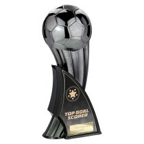 Firestorm Football Trophy | Heavyweight | Top Goal Scorer | 240mm | Black & Silver