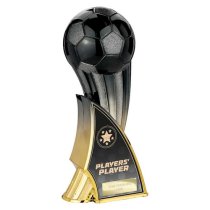 Firestorm Football Trophy | Heavyweight | Players Player | 240mm | Black & Gold